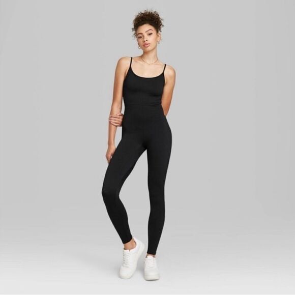 Wild Fable Ribbed Seamless Jumpsuit (S) - Picture 1 of 6